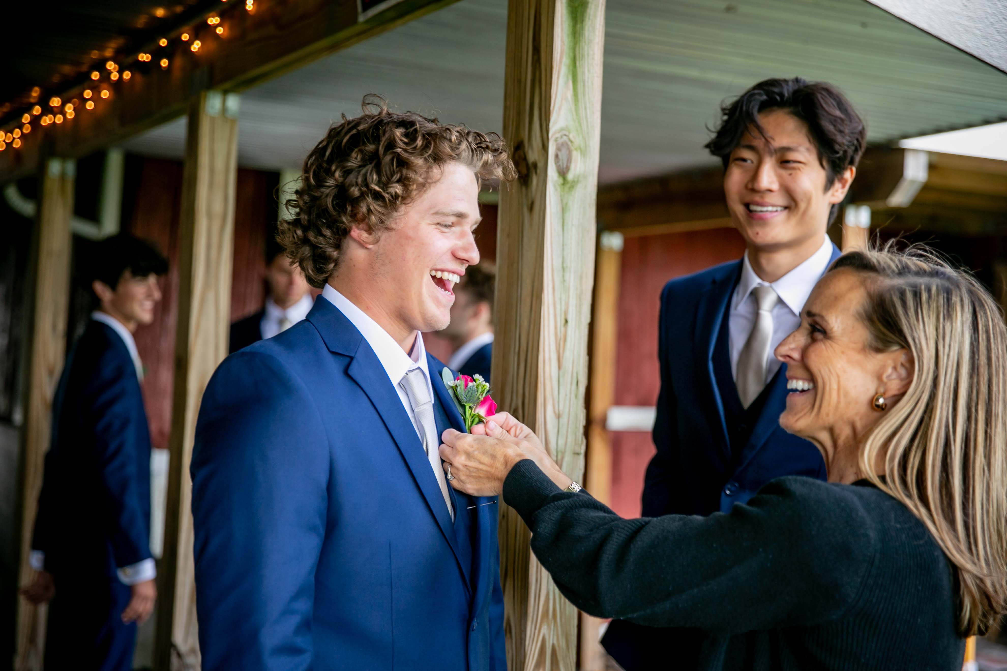 Bride and Groom by The Little Red Barn of Nunica