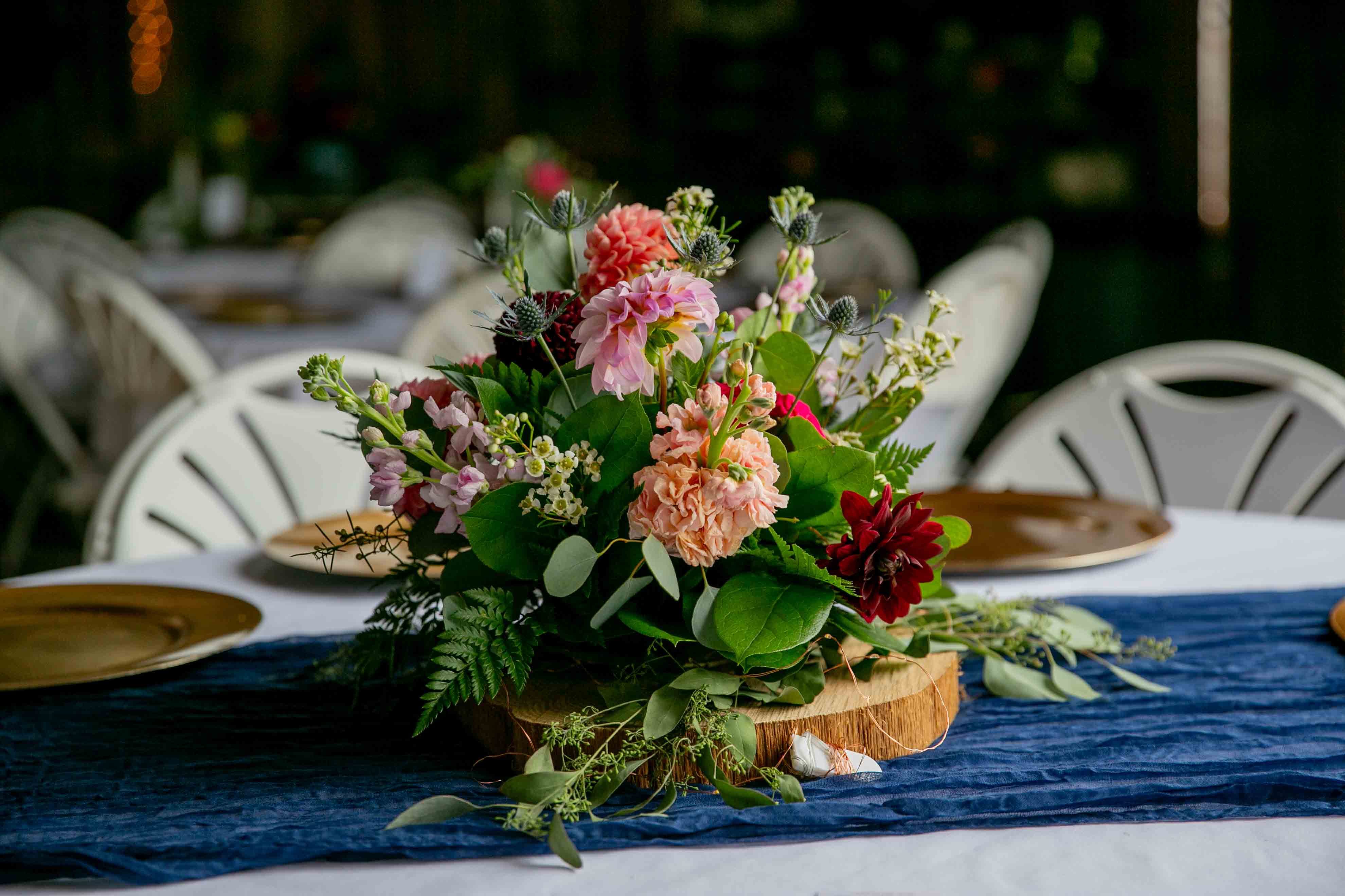 dahlia wedding flowers