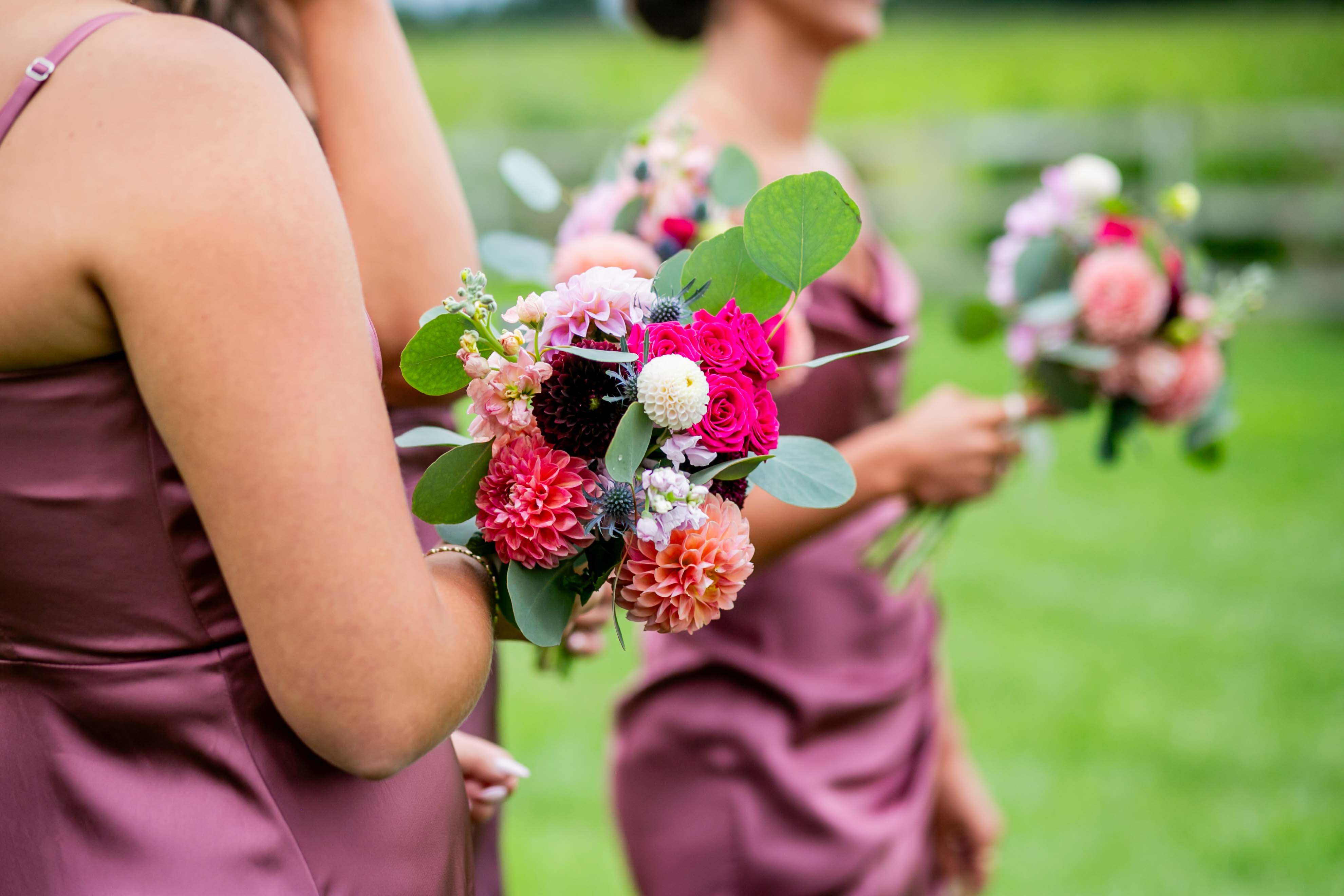 dahlia wedding flowers